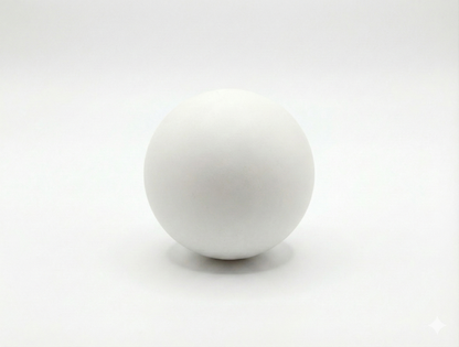 WHITE RUBBER BALL