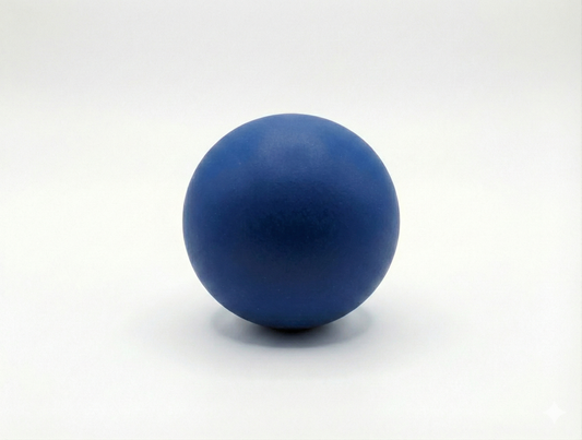 BLAUER GUMMIBALL