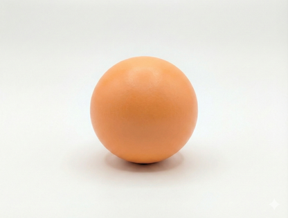 ORANGE RUBBER BALL