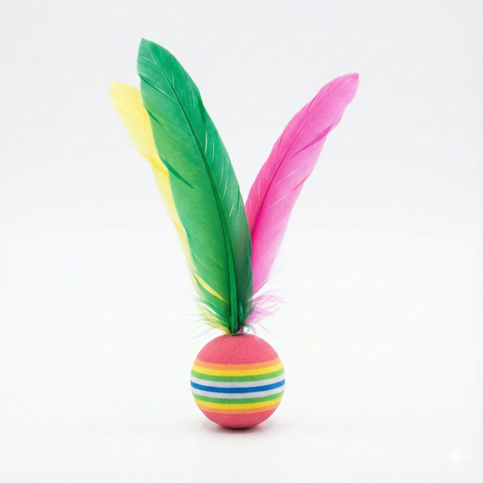 1 Multicolored Shuttlecock (LARGE)