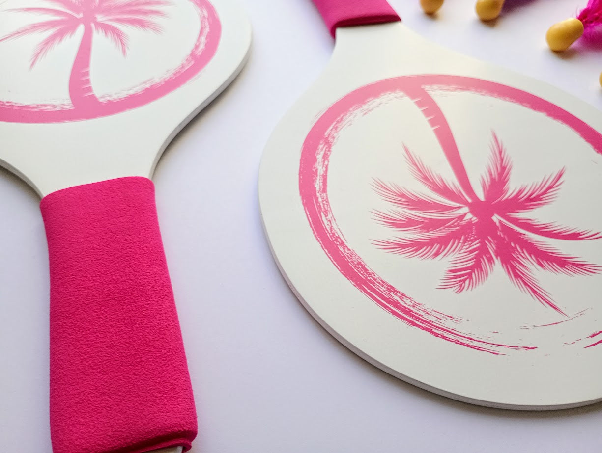 BAT SET - PALM SUNSET PINK